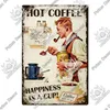 2022 Coffee Beer Tin Sign Plaque Metal Painting Vintage Funny Wall Plates for Bar Pub Club Kitchen Home Man Cave Decor New Design 6052946