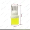 100 stks / partij T10 3D-straal van lichte auto LED-lampen vervangende klaring lampen auto deur lezen tail box kentekenplaat lichten 12V