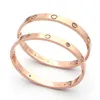 12 Lux Design Mix Never Fade Hip Hop Boys Men Women Girl Deluxe Bangle Jewelry 316l Rostfritt stål Silverguld Rose Easy Lock Bra3743133