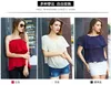 Bloups feminina camisas 2021 Moda Mulheres babá Sold Shash pescoço sexy mulher blusa tops de mulheres femininas femininas roupas