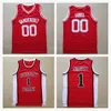 Wholesale Movie Basketball Jerseys Sunset Park 1 Shawty Vanderbilt Muskrats 00 Steve Urkel Jersey Red Color Accept Mix Order