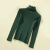 JMPRS Turtleneck Women Pullover Sweater Spring Jumper Knitted Basic Top Fashion Autumn Long Sleeve Korean Ladies Clothes 210805