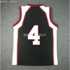 Tanie niestandardowe Seirin 4 # 5 # 6 # 7 # 8 # 9 # Koszulki do koszykówki Białe czarne XS-5XL NCAA