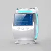 Hydro pequeno micro bolha facial gestão de pele beleza dispositivo 7 em 1 gelo inteligente azul hidrogênio oxigênio profundo máquina de limpeza