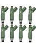 6pc Original Fuel Injectors Nozzles 23250-22040 23209-22040 23250-0D040 Suitable for Toyota