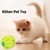 Katspeelgoed 18 pc's kleurrijke huisdierenkitten speelballen met jingle lichtgewicht bel pounce chase rammelaar speelgoed voor 2571