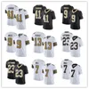 2021 Wysokiej jakości męskie 7 Taysom Hill 13 Michael Thomas Dzielony piłkarskie 23 Marshon Lattimore 9 Drew Brees 41 Alvin Kamara