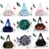 Lazy Cosmetic Väska Velvet Drawstring Bags Cartoon Makeup Organizer Storage Bags Resor Kosmetisk Pouch Magic Toalettry String Väska DHW46