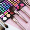 12PCS Pink Makeup Pędzing Zestaw Profesjonalny prywatny wytwórnia luksusowa cień do powiek pędzle super soft wegańskie kosmetyki Foundation4181576