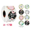 Home Party Gift Sealing Stickers 500pcs/roll Thank you Love Design Diary Scrapbooking Sticker Festival Birthday Gifts Labels SN5289