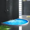 Collapsible Shower Threshold Water Dam Flood Barrier Stopper For Floor Retaining Strip WK Bath Accessory Set4768986