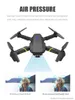 Global Drone 4K Cámara Mini vehículo Wifi Fpv plegable profesional RC helicóptero Selfie Drones juguetes para chico batería GD89-1