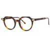 Montature per occhiali da sole alla moda Designer di marca Occhiali da vista in acetato Montatura vintage da uomo con montatura completa Occhiali da vista Lenti trasparenti Miopia Eyegl335m