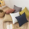 Cushion/Decorative Pillow Nordic 45X45cm / 55x55cm Solid Color Cushion Cover Sofa Lumbar Square Waist Pillowcase For Couch Bed Home Decor