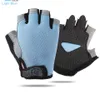 Summer men/women fitness gloves gym weightlifting cycling bodybuilding training thin breathable non-slip half finger gloves