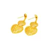 Boucles d'oreilles Collier Apingxun Arrivée 24K Couleur Or CollierBoucles d'oreilles Ensemble Dubaï/Français/Femmes Bijoux De Mariage De Mariée Fête De Luxe G8475374