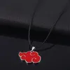 Anime Organization Red Cloud Logo Symbol Alloy Keychain Keyring Key Chains Pendant Necklace Chain Jewelry Accessories4450912