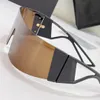 Sommar solglasögon för män och kvinnor Kalei stil Anti-ultraviolett retro tallrik ramlösa speciellt utformade Shield Lens mode glasögon slumpmässig låda