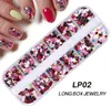 12 grid long box Star shape Nail Sequin Paillette Heart ShapedNail love sequins laser flash nails ultra-thin 3D Flakes Slices Spangle Holographics Glitter Stickers