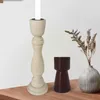 Candle Houders 1 ST White Simple Antique Wood Houder Wedding Stand Room Table Decoration Living J1P6