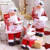 Christmas Decorations For Home Lovely Snowman Doll Standing Toys Christmas Tree Decorations Ornaments Xmas Year Gifts Kids 211104