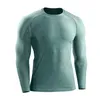 2021 Mens T-Shirt Yoga Europe US Running Litness Clothing Quick-تجفيف الملابس الرياضية تدريبات الضغط الطويلة بأكمام طويلة من الجوارب الضيقة النحيفة 3831334