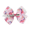 إكمال الأزياء ins Kids Girls Hair Association 5 inch 6pcs مجموعة حوريات البحر باريتس 26 أنماط jojo siwa princess ribbon sticks hairclip8067932