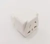 Высококачественный белый цвет Power Plug Adapter 10A 250V IEC 320 C14 мужчина до C13 Женский US EU AU PDU конвертер / 5 шт.