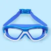 Kinderbrille Jungen wasserdichte und beschlagfreie HD-Schwimmbrille Mädchen Big Box Badekappe Schwimmbrillen-Set Kinder 2021 Y220428