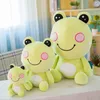 Multizize Soft Mung Bean лягушка Prince Prince Plush Toy и вниз по хлопковой версии лягушек Rag Doll Pillow6338102