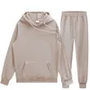 Kvinnors två bit byxor 2021 kvinnors uppsättningar hoodies höst vinter hooded sweatshirt sweatpants hoodie byxa hoody pullover kvinnlig kostym spårvagn