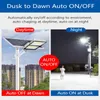 Nieuwe Solar Street Lamp 4 in 1 Afstandsbediening PIR Motion Sensor Powered Outdoor Waterdichte Tuin Snelweg Licht