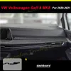 For Volkswagen Golf 8 MK8 2020-2021 Interior Central Control Panel Door Handle 3D/5D Carbon Fiber Stickers Decals Car styling Accessorie