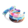 4 kleuren vrouwen meisje printing spons hoofdband voor gift feest mode haaraccessoires eenvoudige stijl hoge kwaliteit