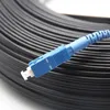 Equipamento de fibra óptica 80m Cabo de gota externo SC UPC Simplex FTTH Patch SingleMode Cord Jumper Cablefiber