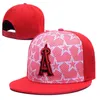 新しいファッション天使Aレターキャップゴーラスプラナヒップホップスナップバック野球屋外スポーツヒップホップ調節可能な赤い帽子