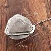 DHL Colino da tè in acciaio inossidabile con bloccaggio filtro a sfera in rete per spezie per infusore per tè a forma di cuore teiera Xu