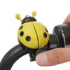 Lovely Ladybug Bicycle Bell Safety Warning Boys Girls Handlebar Cute Kid Beetle Horn Plastic Cycling Accessories Bike Alarm Ring