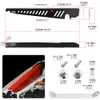 Fender Shrouds Kit Aluminium Zwart (rood / groen / diepgroen) Paneelplaat Motor Bay W / Hardware voor 15-on Subaru WRX STI PQY-CCR04