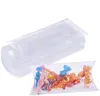 Scatola a forma di cuscino in PVC Scatola regalo per biscotti dolci caramelle per scatole di imballaggio per bomboniere