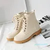 Boots Oversized Women Shoes Ankle For Ladies Cross Binding And Skin Lift