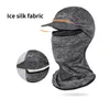 Cycling Caps & Masks 2022 Spring Summer Face Mask Fishing Training Scarf Balaclava Windproof Soft Sport Motorcycle Headgear