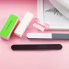 Manicure Set Tools 5 stks Black Pink Sandpaper 100 180 Nail-bestanden Burhing Stick Shining File