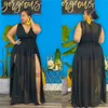 プラスサイズの女性服夏の誕生日ロングドレスパーティー透明シースルーメッシュドレスセクシーなマキシスカート