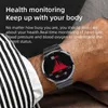 2021 Bluetooth Call Men Watch Stålband Fitness Klocka Hjärtfrekvens Blodtryck Aktivitet Tracker Smart Klocka För Män