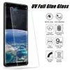 UV NANO Optics Liquid Protector Full Cover Glue 3D Curved Tempered Glass Screen For Samsung Galaxy S8 S9 S10 S20 Plus S21 Ultra Note 10 20 LG Velvet OnePlus 8 9 Pro