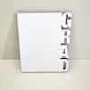 2022 Graduation Album Gift Sublimation Blank Photo Frame Ornaments DIY Heat Transfer Frames Desktop Decoration