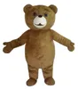 2021 Sconto vendita in fabbrica Costume da Ted Orso Costume da mascotte Taglia per adulti Natale Carnevale Festa di compleanno Fancy Outfit