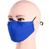 Nieuwe anti-stof maskers warmte aanpassing oorbanden invoegbare filters driedimensionale effen kleur zonnescherm katoen masker