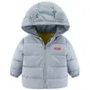 Children's Jackets For Winter Baby Girls Hooded Padded Coat Down Jacket For Boys Snowsuit Baby Toddler Coat Clothes TZ883 H0909